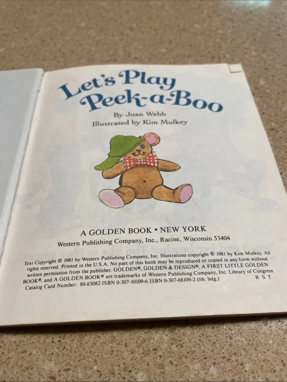Let's Play Peek-a-Boo Board Book - Yellow & Green Cover